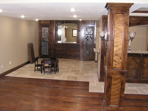 finish carpentry basement kansas city area